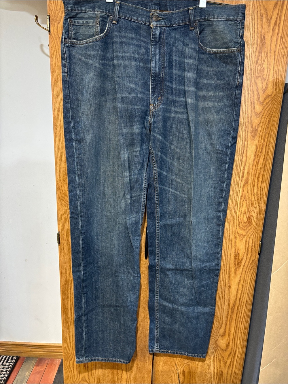 Levi's Men's Dark Blue Straight Jeans